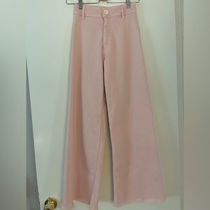 Zara Marine Straight Jean in Light Pink